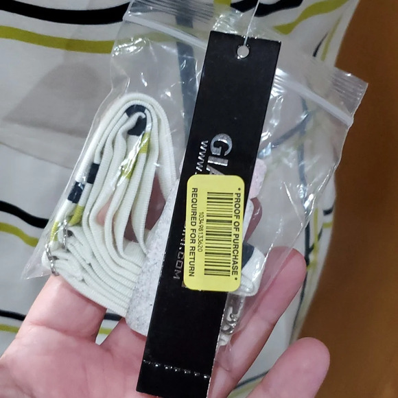 Gianni Bini green black white strapless nwt dress sharp - Picture 4 of 9